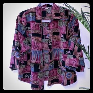 Vintage Polynesian Style Blouse